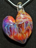 Heart Glass Pendant