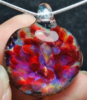 Red Flower Pendant