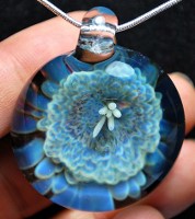 Blue Flower Pendant