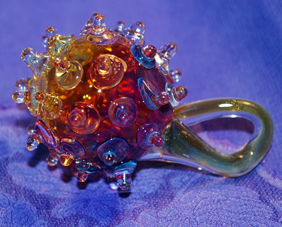 Glass Thistle Pendant